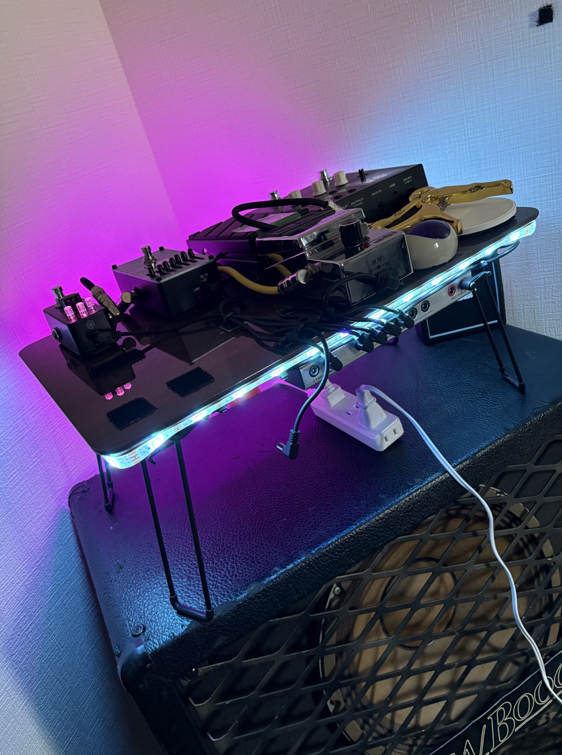 【DIY】光るエフェクターボードのつくりかた